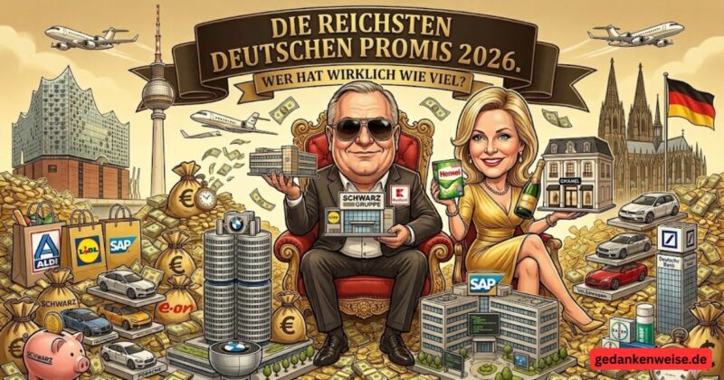 Die reichsten deutschen Promis 2026. Wer hat wirklich wie viel?
